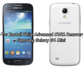 How-To: Install Philz Advanced CWM Recovery On Samsung Galaxy S4 Mini